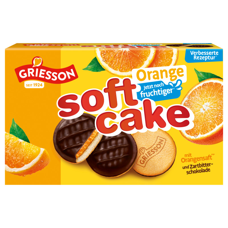 Griesson Soft Cake Orange Zartbitter 300g