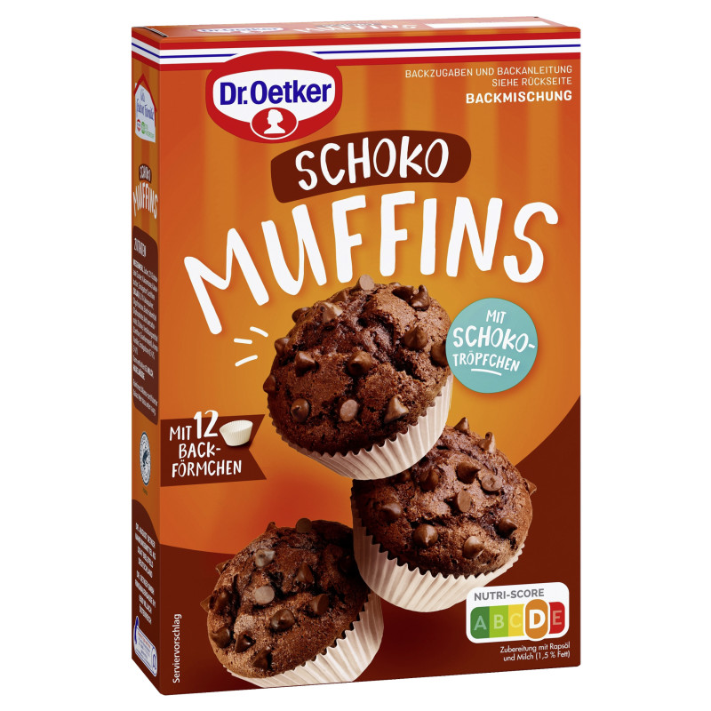 Dr. Oetker Chocolate Muffins RAC MB 345g