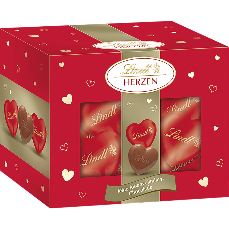 Lindt Herzen Rot C+C 340g