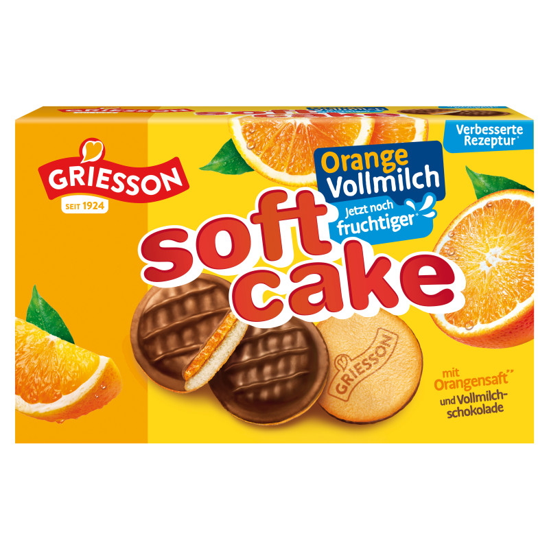 Griesson Soft Cake Orange Vollmilch 300g