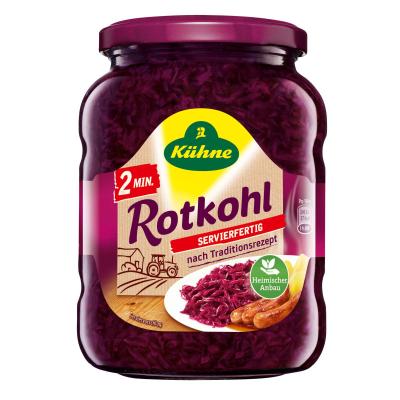Kühne Rotkohl 2 Minuten, 720ml Glas 700g