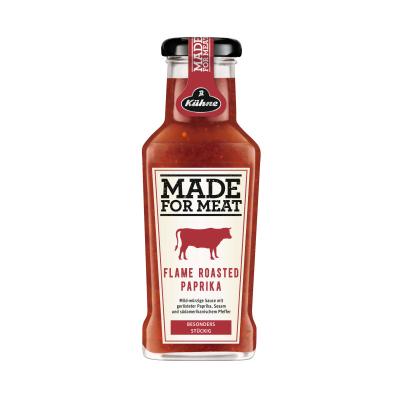 Kühne Würzsauce Made for Meat Flame Roasted Paprika, 235ml
