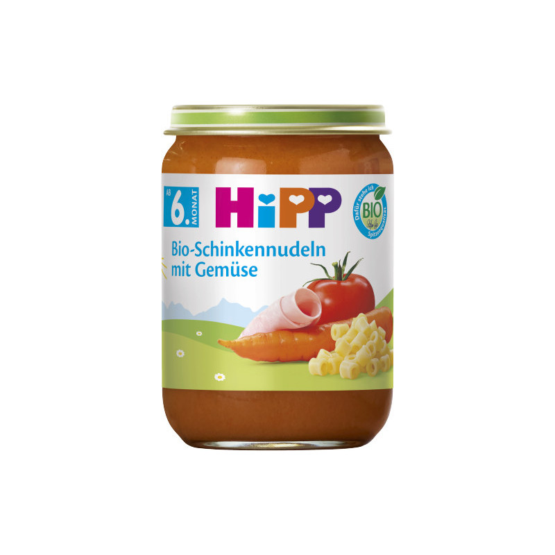HiPP Bio-Schinkennudeln mit Gemuese 190g
