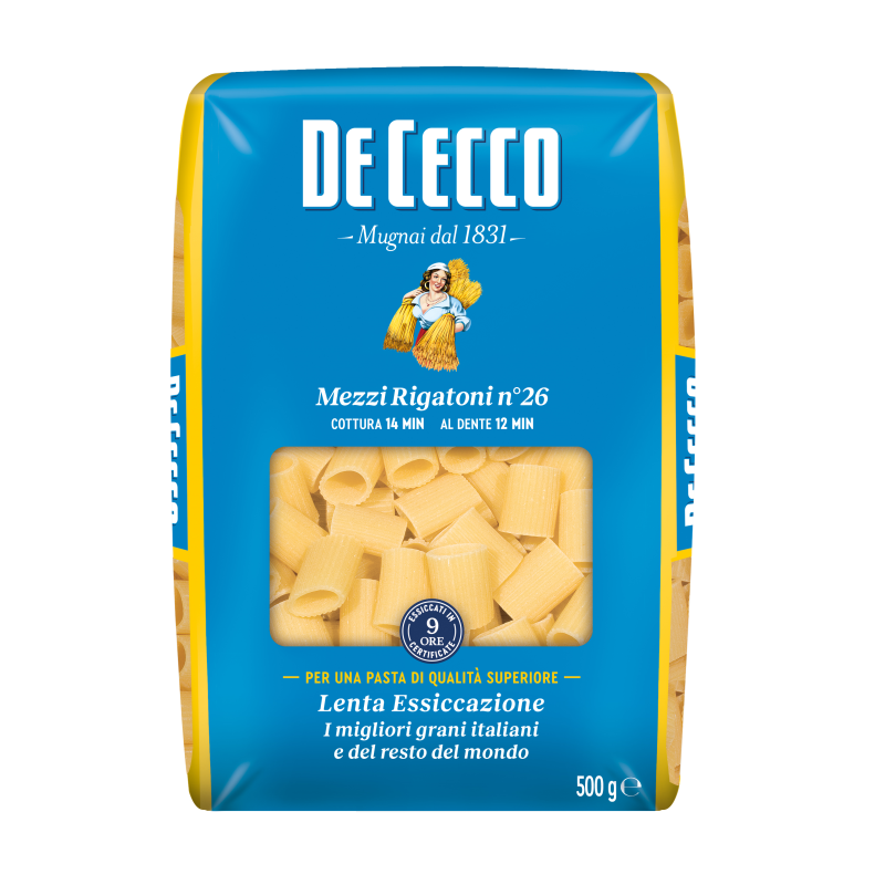 De Cecco Mezzi Rigatoni 500g