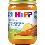 HiPP Carrots with Potatoes and Organic Beef 190g