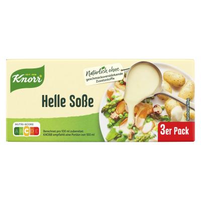 Knorr Helle Soße 84g -- Ergibt 3 X 250 ml