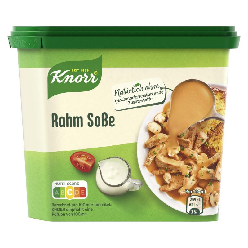Knorr Rahm Soße Dose ergibt 1,75L
