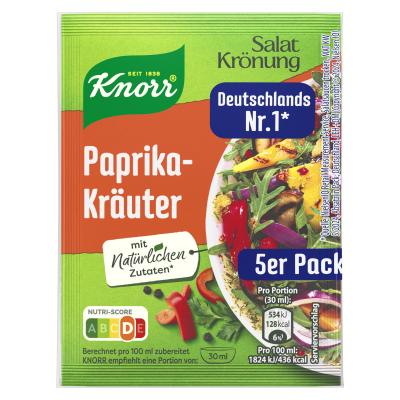 Knorr Salatkrönung Paprika Kräuter Dressing 5er-Pack 450ml