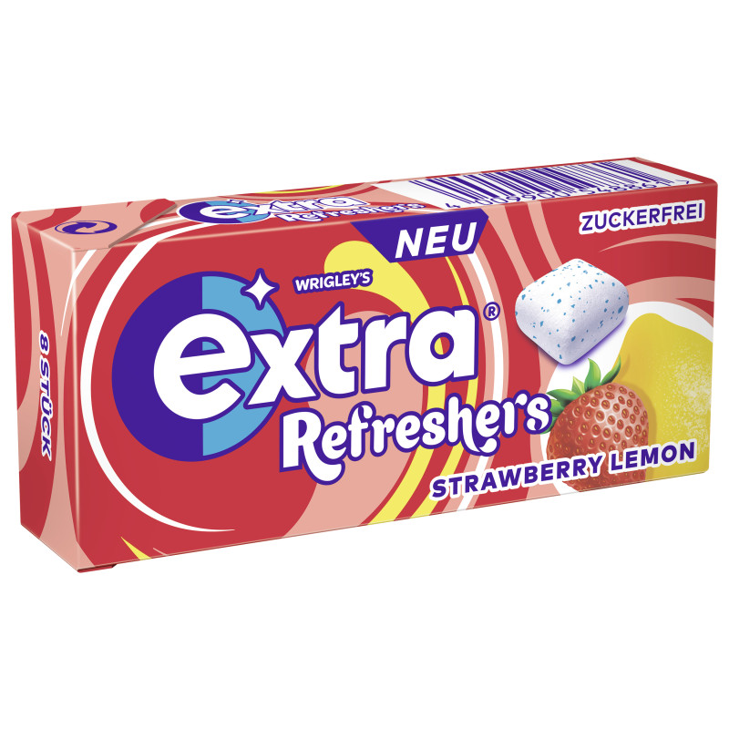 Wrigley Extra REFRESHERS Strawberry Lemon 8 Pieces