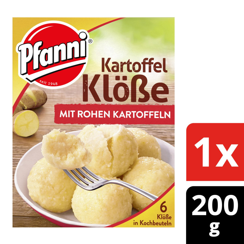 Pfanni Potato Dumplings With Raw Potatoes 6 Pieces = 200g