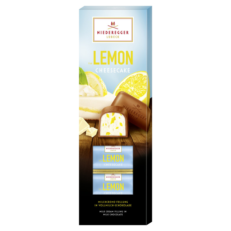 Niederegger Lemon Cheesecake in Vollmilch-Schokolade 100g