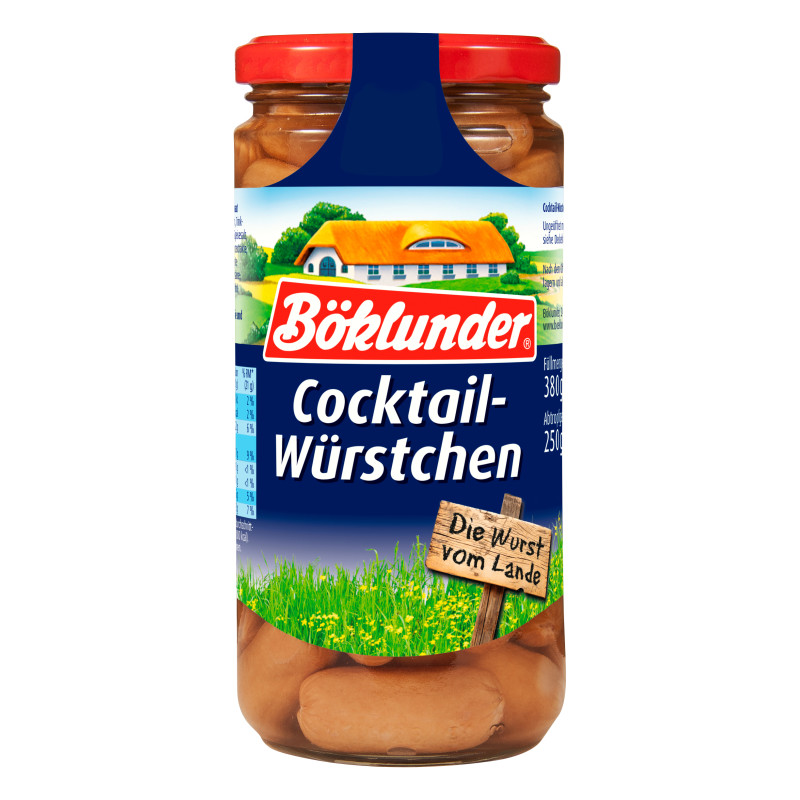 Cocktailwürstchen in Eigenhaut 380g
