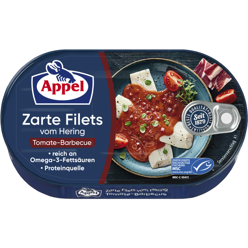 Appel MSC Heringsfilets Tomate-Barbecue 200g