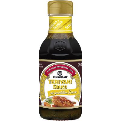 Kikkoman Teriyaki Sauce mit geröstetem Sesam 250 ml Glasflasche 250ml