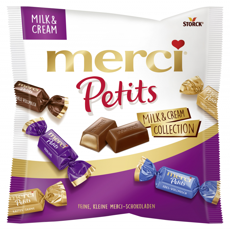Merci Petits MIlk & Cream Collection à 125g