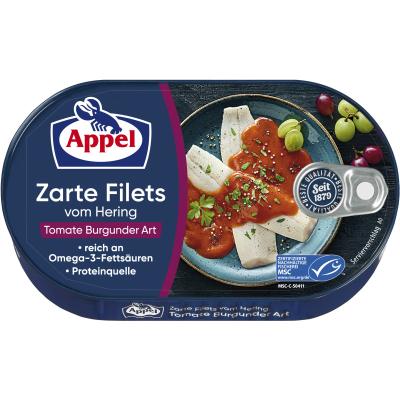 Appel MSC Heringsfilets Tomate Burgunder Art 200g DS
