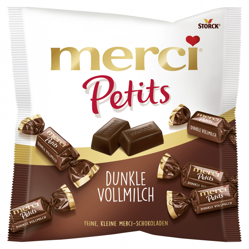 Merci Petits Dunkle Vollmilch à 125g
