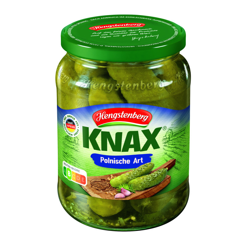 Hengstenberg KNAX cucumbers POLISH STYLE 720 ML