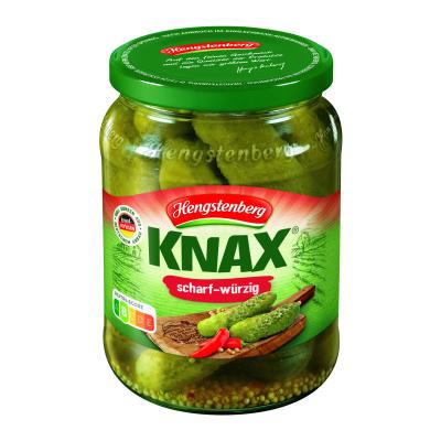 Hengstenberg KNAX SCHARFE GEWÜRZGURKEN 720 ML