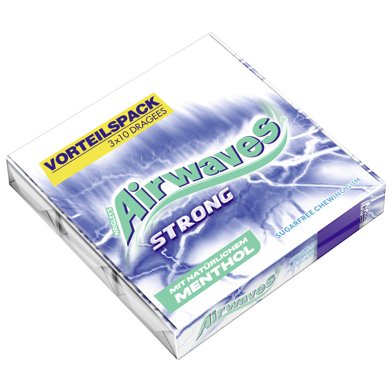 AIRWAVES® STRONG Multipack (3x10) Dragees = 42g