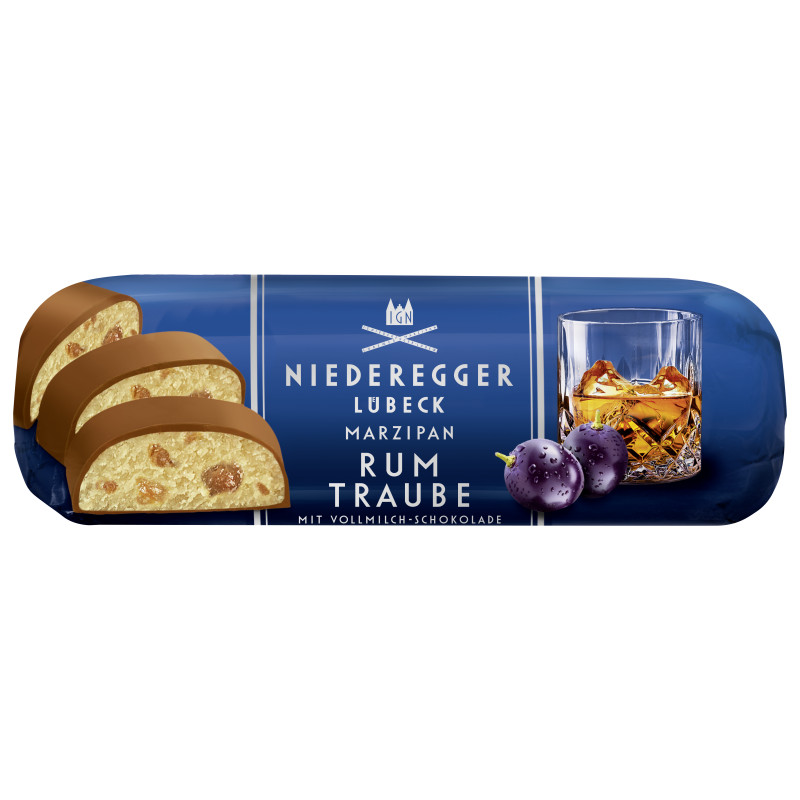Niederegger Marzipanbrot Rum Traube 125g