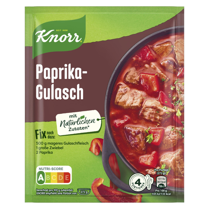 Knorr Fix Paprika-Gulasch 48g