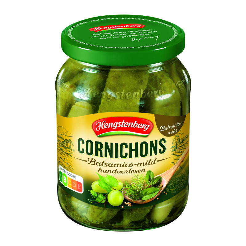 Hengstenberg Milde Cornichons 370ml