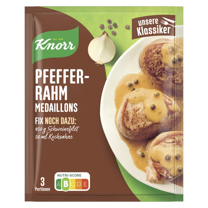 Knorr Fix Pfeffer-rahm Medaillons 35g
