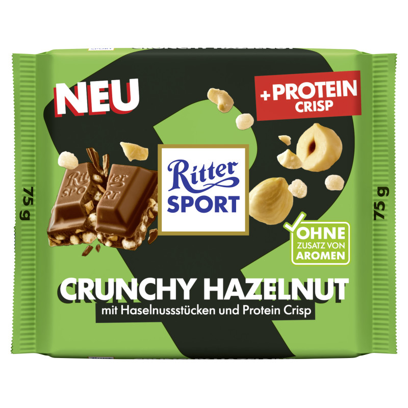Ritter Sport 75g Protein Crunchy Hazelnut