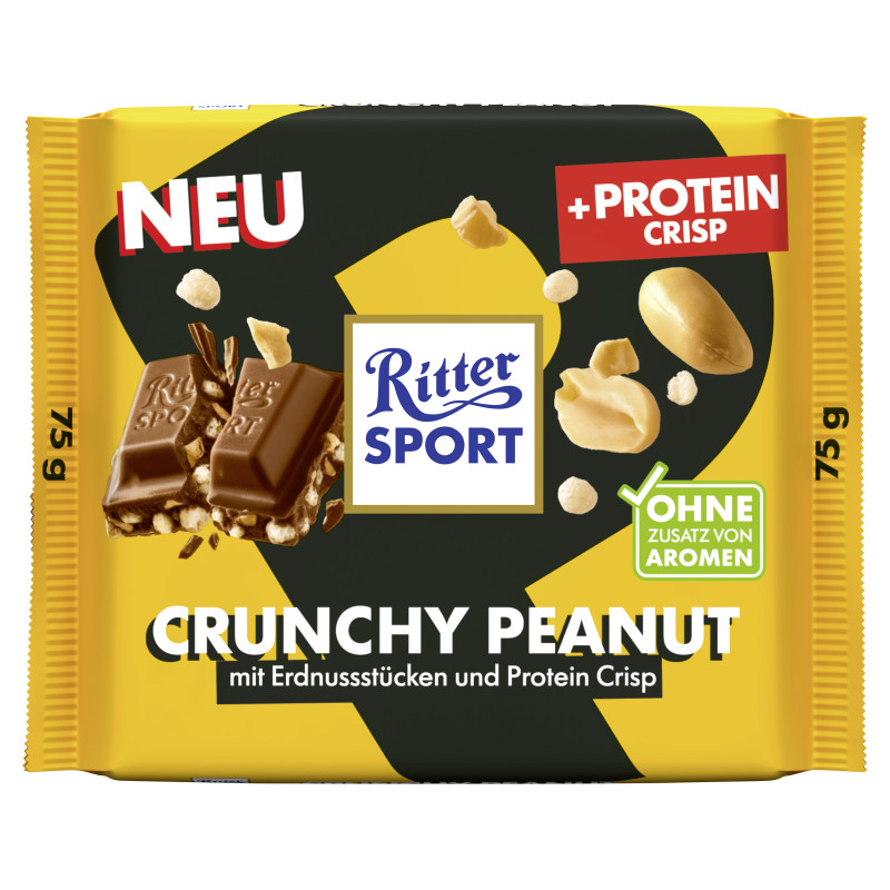 Ritter Sport 75g Protein Crunchy Peanut