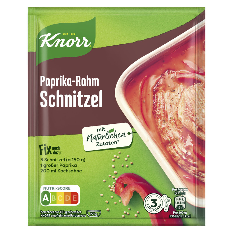 Knorr Fix Paprika Cream Schnitzel 43g