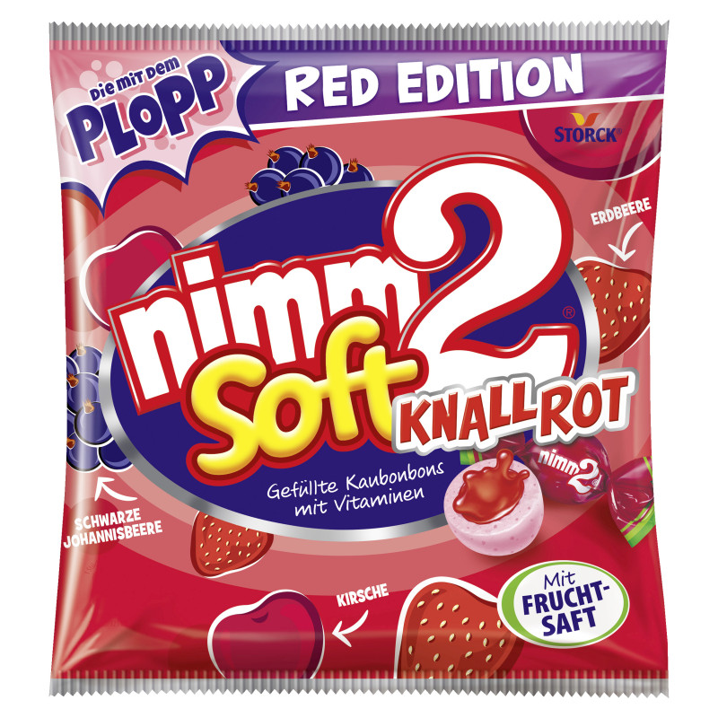 Nimm2 Soft Knallrot 240g