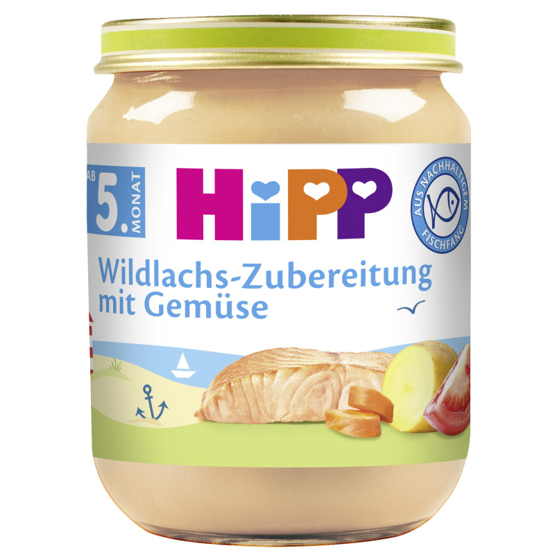 HiPP Wildlachs-Zubereitung mit Gemuese 125g