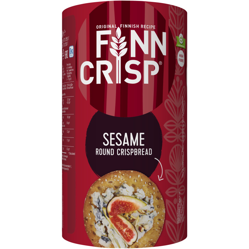 Finn Crisp Rounds Sesame 250g