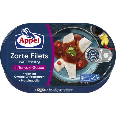 Appel MSC Heringsfilets in Teriyaki-Sauce 190g