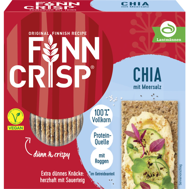 Finn Crisp Chia & Sea Salt 195 g