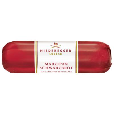 Niederegger Marzipan Schwarzbrot im Verkaufskarton 200g