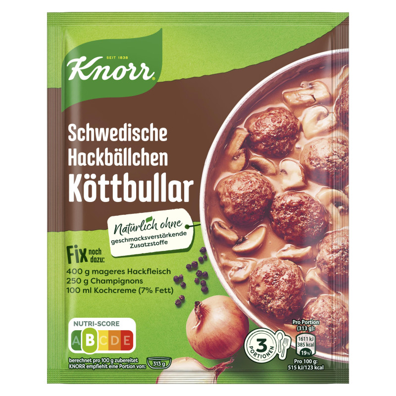 Knorr Fix Schwedische Hackbällchen Köttbullar 49g