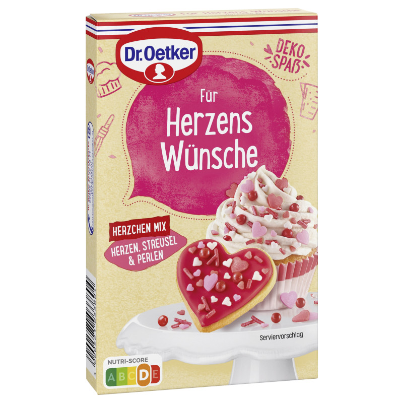 Dr. Oetker Für Herzens Wünsche Herzchen Mix 60g