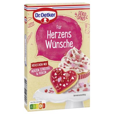 Dr. Oetker Für Herzens Wünsche Herzchen Mix 60g