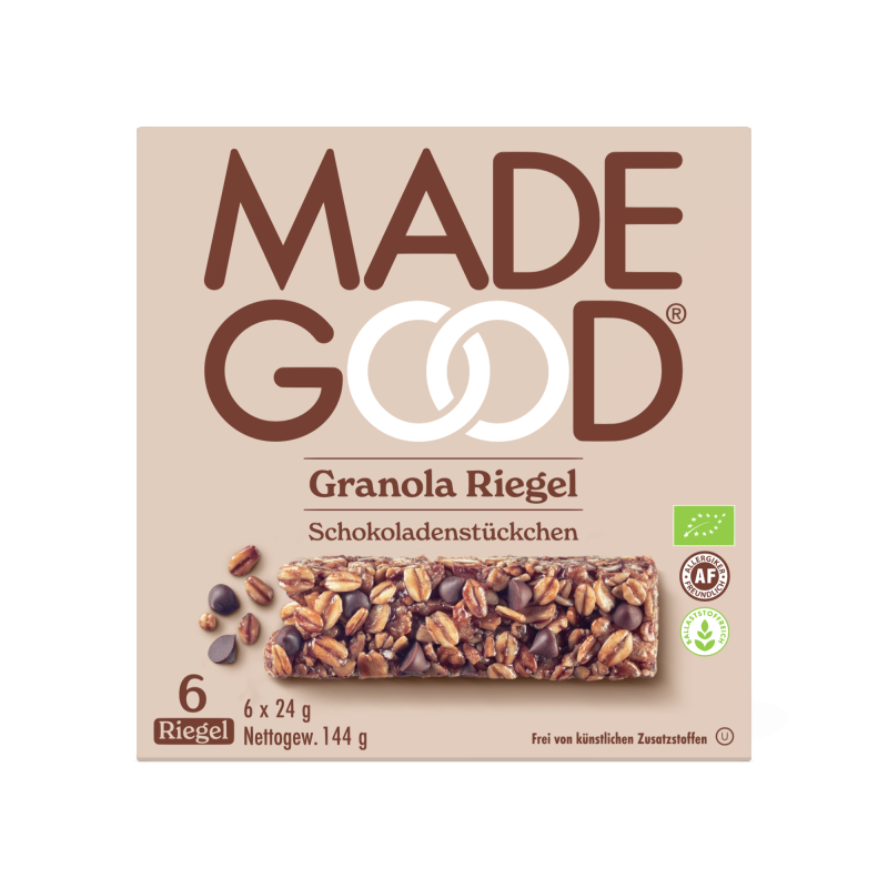 Madegood Granola Riegel Choc Chip 144g