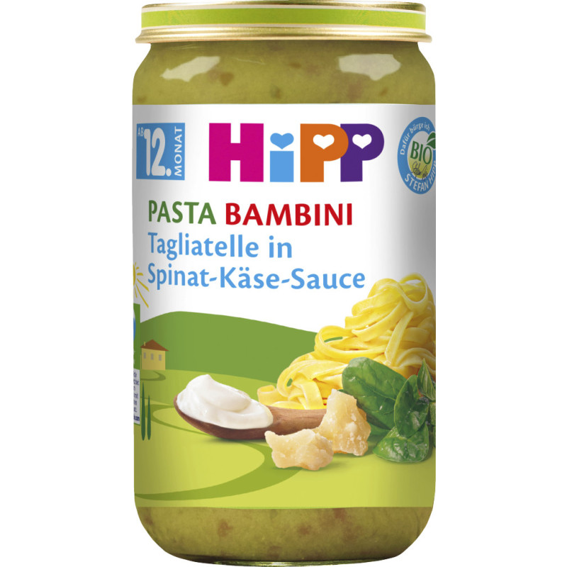 HiPP PB.-Tagliatelle/Spinat-Kaese-Sauce 250g