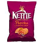 KETTLE CHIPS PAPRIKA ROAST ONION 130g