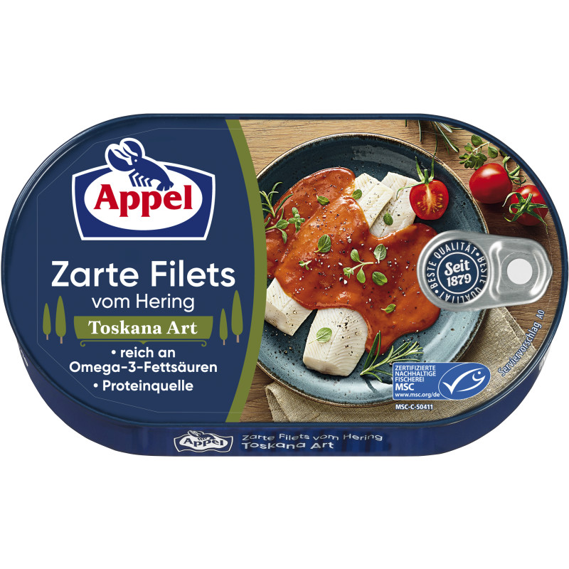 Appel MSC Heringsfilets Toskana-Sauce 200g