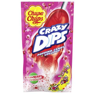 Chupa Chups Crazy Dips Erdbeere 14g