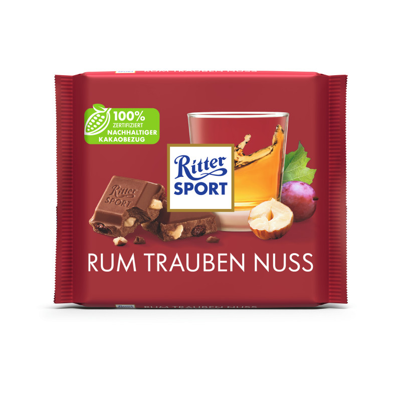 Ritter Sport Rum Raisin Nut Bar 100g