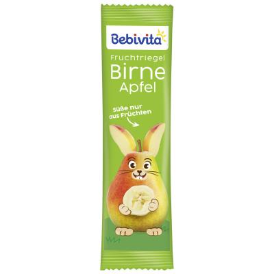 Bebivita Früchte-Riegel Apfel-Birne, 25g
