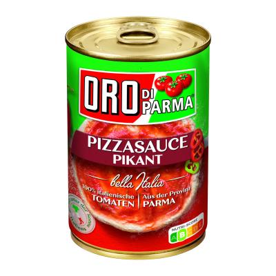 Oro di Parma Pizza Sauce pikant, 425 ml Dose 400g