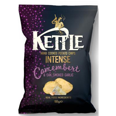 KETTLE CHIPS INTENSE CAMEMB GARLIC 100g