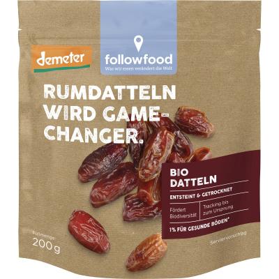 followfood Organic Dates pitted, dried 200g